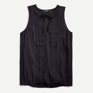 NWT J. Crew Pleated Sleeveless Blouse